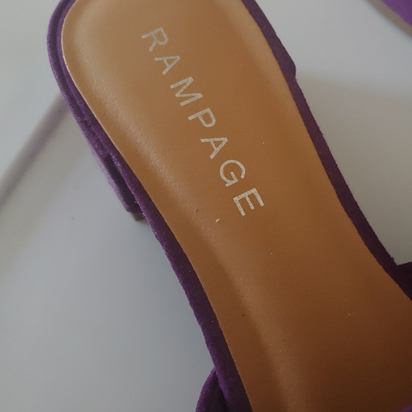 COPY - Purple mules sandal 8.5 purple - Picture 4 of 5